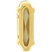Aurora Juego de Cristales A4161 Oval Clásico Largo 15x5 mm - Oro - Rose x1