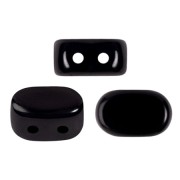 Perlas de vidrio Lipsi® de Puca® 4x6 mm - Jet x10g