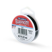 Elasticidad 1 mm - Negro x25m