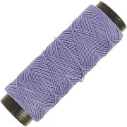 Slam Cord hilo plano de poliéster encerado para micro macramé 0,6 mm - Amatista x100m