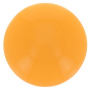 Cabujón redondo de 14 mm en resina opaca - Mandarina x1
