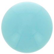 Cabujón redondo de 14 mm en resina opaca - Azul pastel x1