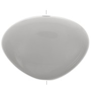 Cuenta de resina opaca irregular plana 20x27 mm - Gris x1