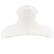 Pinza de pelo de cocodrilo 42x79 mm en acrílico translúcido - Crystal Mat x 1