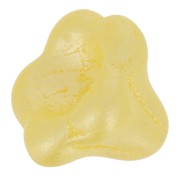 Cuenta de vidrio flor campana 11x13 mm - Pastel Yellow Pearl x1