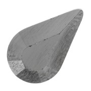 Cabujón PureCrystal 4328 10x6 mm - Hematites Azabache x1