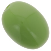Cuenta con forma de oliva de 21x15 mm en resina opaca - Verde aguacate x1