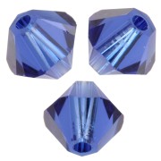 Cuentas - PureCrystal 5328 Peonzas de cristal de 4 mm - Zafiro oscuro reinventado x50 PureCrystal 5328 Peonzas de cristal de 4 mm - Zafiro oscuro reinventado x50