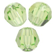 Cuentas - Cuentas redondas PureCrystal 5000 4 mm - Peridoto reinventado x20 Cuentas redondas PureCrystal 5000 4 mm - Peridoto reinventado x20