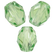 Cuentas - Aceitunas Briolettes PureCrystal 5044 Cuenta con forma de oliva 5x4 mm - Peridoto reinventado x10 Aceitunas Briolettes PureCrystal 5044 Cuenta con forma de oliva 5x4 mm - Peridoto reinventado x10