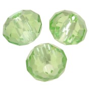 Cuentas - PureCrystal 5040 Cuentas redondas aplanadas de 4 mm - Peridoto reinventado x20 PureCrystal 5040 Cuentas redondas aplanadas de 4 mm - Peridoto reinventado x20