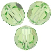 Cuentas - Cuentas redondas PureCrystal 5000 6 mm - Peridoto reinventado x6 Cuentas redondas PureCrystal 5000 6 mm - Peridoto reinventado x6