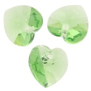 dije - Corazones PureCrystal 6228 10,3x10 mm - Reinvented Peridot x6 Corazones PureCrystal 6228 10,3x10 mm - Reinvented Peridot x6