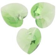 dije - PureCrystal Corazón 6228 14,4x14 mm - Reinvented Peridot x1 PureCrystal Corazón 6228 14,4x14 mm - Reinvented Peridot x1