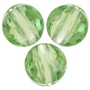 Cuentas - Cuentas planas redondas -6 mm -Thin Round PureCrystal 5034- Reinvented Peridotx6 Cuentas planas redondas -6 mm -Thin Round PureCrystal 5034- Reinvented Peridotx6