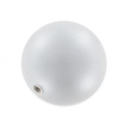Perlada PureCrystal semi-agujereada 5818 10 mm Pastel Grey Pearl x1
