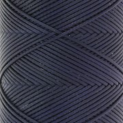 Slam Cord hilo plano de poliéster encerado para micro macramé 0,8 mm - Azul noche x100m
