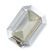 Cabuchón PureCrystal PureCrystal 4610 18x13 mm Crystal Silver Shade