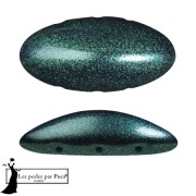 Athos 3D 3 agujeros® by Puca® 20x10 mm - Esmeralda Metalizado Mate x1