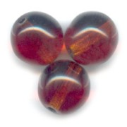 Cuentas redondas 10 mm Smoked Topaz x10