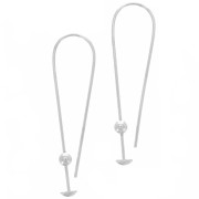 Ganchos para Becharmed 48 mm Plata 925 x2