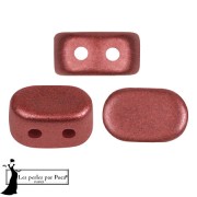 Cuentas de cristal Lipsi® de Puca® 4x6 mm - Cereza Metalizado Mate x10g