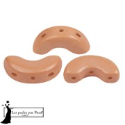 Cuentas de cristal Arcos® de Puca® 5x10 mm - Vogue Naranja Melocotón Mate x10g