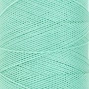 Bobina de hilo encerado Linhasita para micro macramé 0,5 mm - Verde menta (1444) x335m