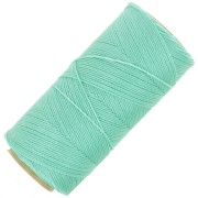 Bobina de hilo encerado Linhasita para micro macramé 0,75 mm - Ice Mint (1436) x228m