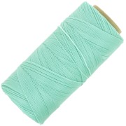 Bobina de hilo encerado Linhasita para micro macramé 0,75 mm - Verde Menta (1444) x228m