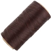 Bobina de hilo encerado Linhasita para micro macramé 0,5 mm - Cacao (667) x335m