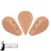 Cuentas de cristal Amos® by Puca® 5x8 mm - Vogue Naranja Melocotón Mate x10g