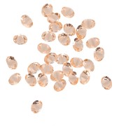 Piedras de cristal sueltas resinadas - Joblot Swarovski - 1 a 6 mm - Melocotón claro x10g