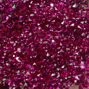 Piedras de cristal sueltas resinadas - Joblot Swarovski - 1 a 6 mm - Fucsia x10g