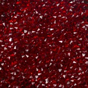 Piedras semipreciosas en cristal aglomerado con resina - Joblot Swarovski - 1 a 6 mm - Siam x10g