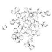 Piedras de cristal sueltas resinadas - Joblot Swarovski - 1 a 6 mm - Cristal x10g