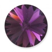 Cabujón Swarovski 1122 Rivoli 10 mm Amatista x1