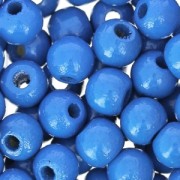 Redondas de madera 6 mm Bleu Dur x125