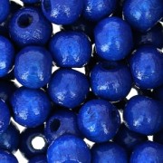 Redondas de madera 6 mm Bleu Marine x125