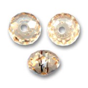 Redondo plano Swarovski 5040 6 mm Light Colorado Topaz x1