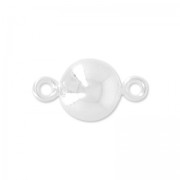 Separador rodondo 2 anillas 11.30x6 mm de Plata 925 x1