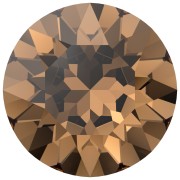 Redondo - Cabujón PureCrystal 1088 6 mm - Topacio ahumado claro reinventado x1 Cabujón PureCrystal 1088 6 mm - Topacio ahumado claro reinventado x1