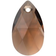 Lágrima - Teardrop PureCrystal 6106 22 mm - Topacio ahumado reinventado x1 Teardrop PureCrystal 6106 22 mm - Topacio ahumado reinventado x1