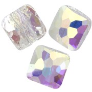 Cuentas cuadradas 6 mm - Fantasy Square PureCrystal 5035 - Cristal AB x6