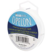 Opelon 0,4 mm fibra elástica - Blanco x25m