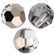 Cuentas redondas PureCrystal 5000 4 mm - Cristal Metálico Oro Claro x20