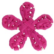 Fuschia - Colgante flor rafia 31 mm - Fuschia x1 Colgante flor rafia 31 mm - Fuschia x1