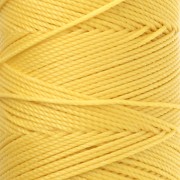 Bobina de hilo encerado Linhasita para micro macramé de 1,5 mm - Amarillo (37) x 116 m