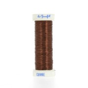 Alambre metálico fino 0,20 mm Lebaufil - Marrón x20m