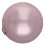 Perla semiperforada PureCrystal 5818 8 mm - Crystal Vintage Rose Pearl x1